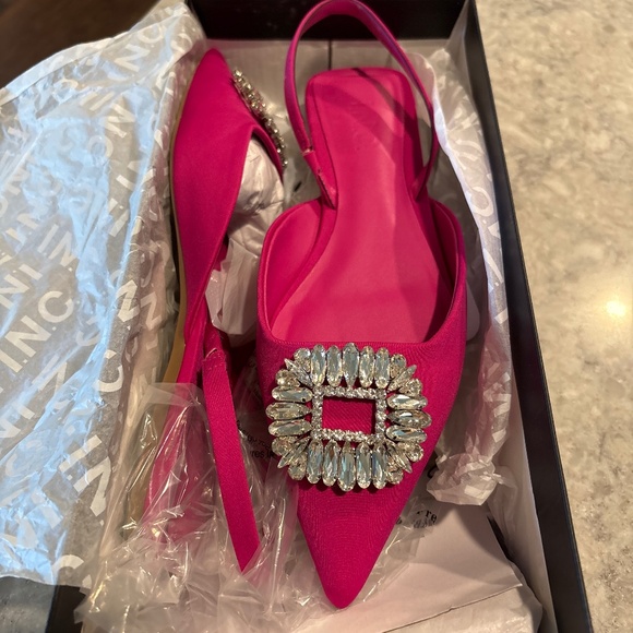 INC Pink Summer Sandals with Embellishments - Picture 1 of 3